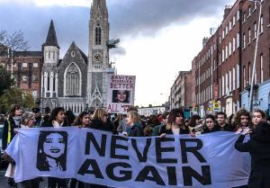 About ten thousand people attended a rally in Dublin in memory of Savita Halappanavar. Source: William Murphy, Flickr.
